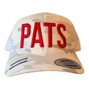 NFL NEW ENGLAND PATRIOTS “PATS” SNAPBACK TWILL TRUCKER CAP